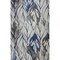 Homeroots 5 ft. 3 in. x 7 ft. 7 in. Polypropylene Grey & Navy Area Rug 352514 - alternate 1